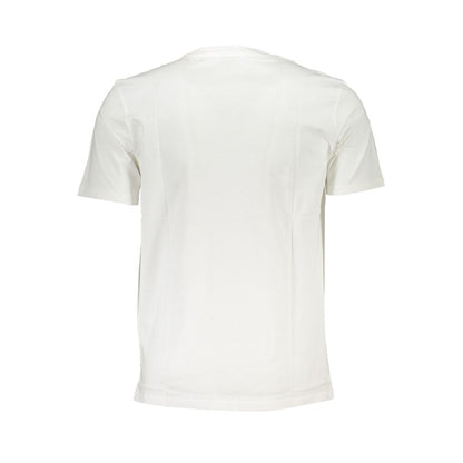 White Cotton Men T-Shirt