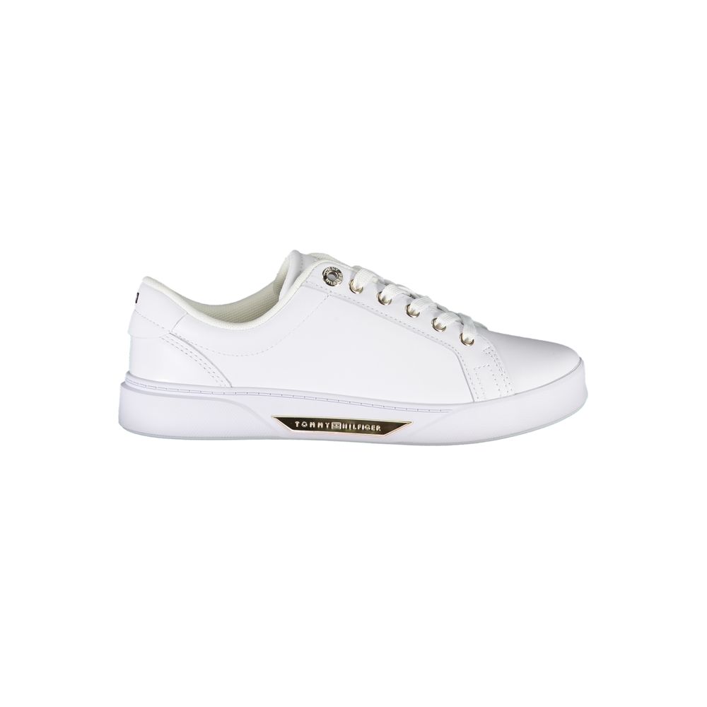 White Leather Women Sneaker