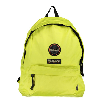 Yellow Cotton Men Backpack