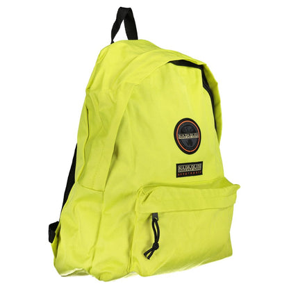 Yellow Cotton Men Backpack