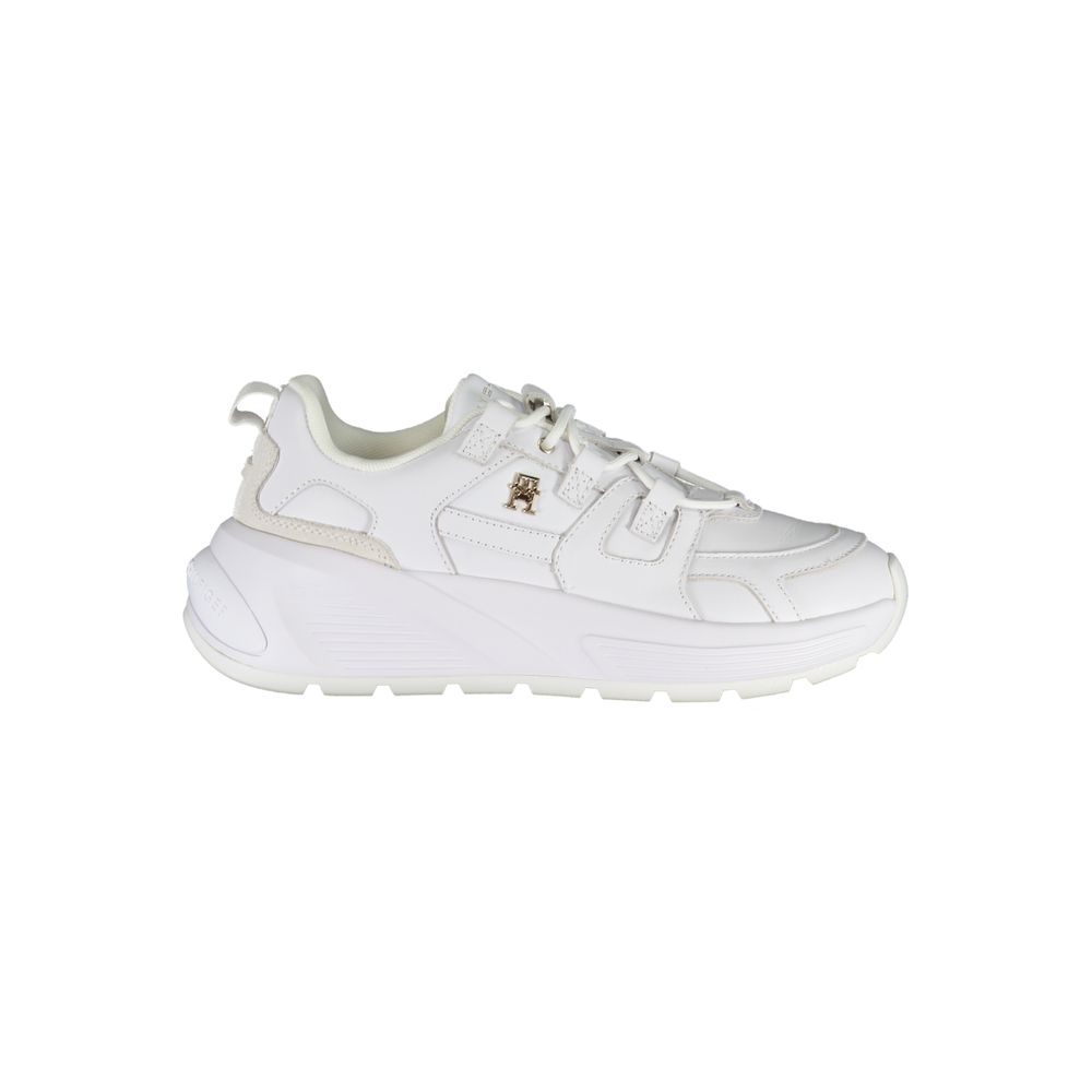 White Leather Women Sneaker