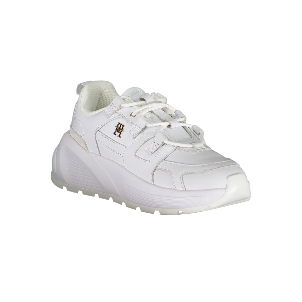 White Leather Women Sneaker