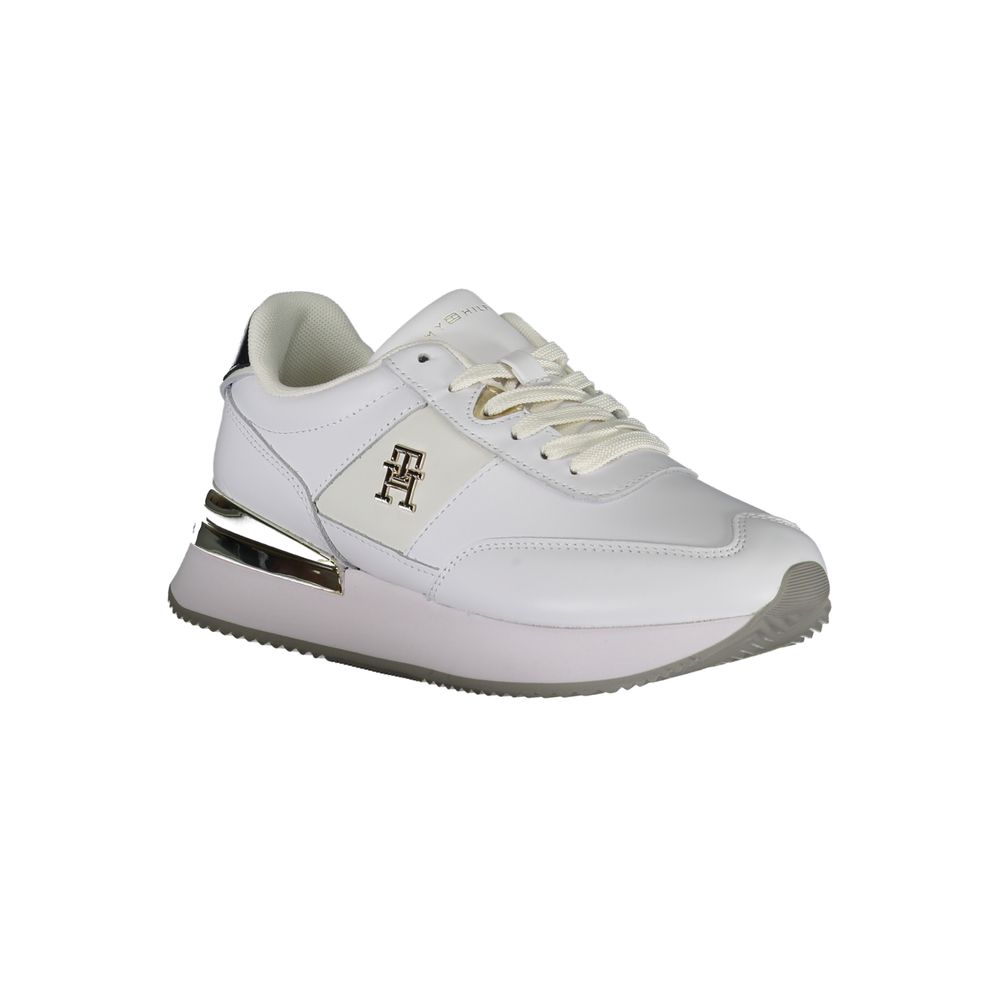 White Leather Women Sneaker