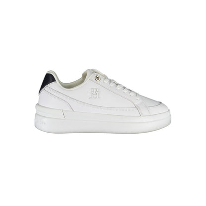 White Leather Women Sneaker