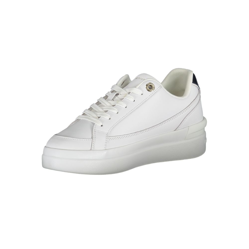 White Leather Women Sneaker