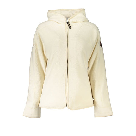 White Polyester Women Jacket