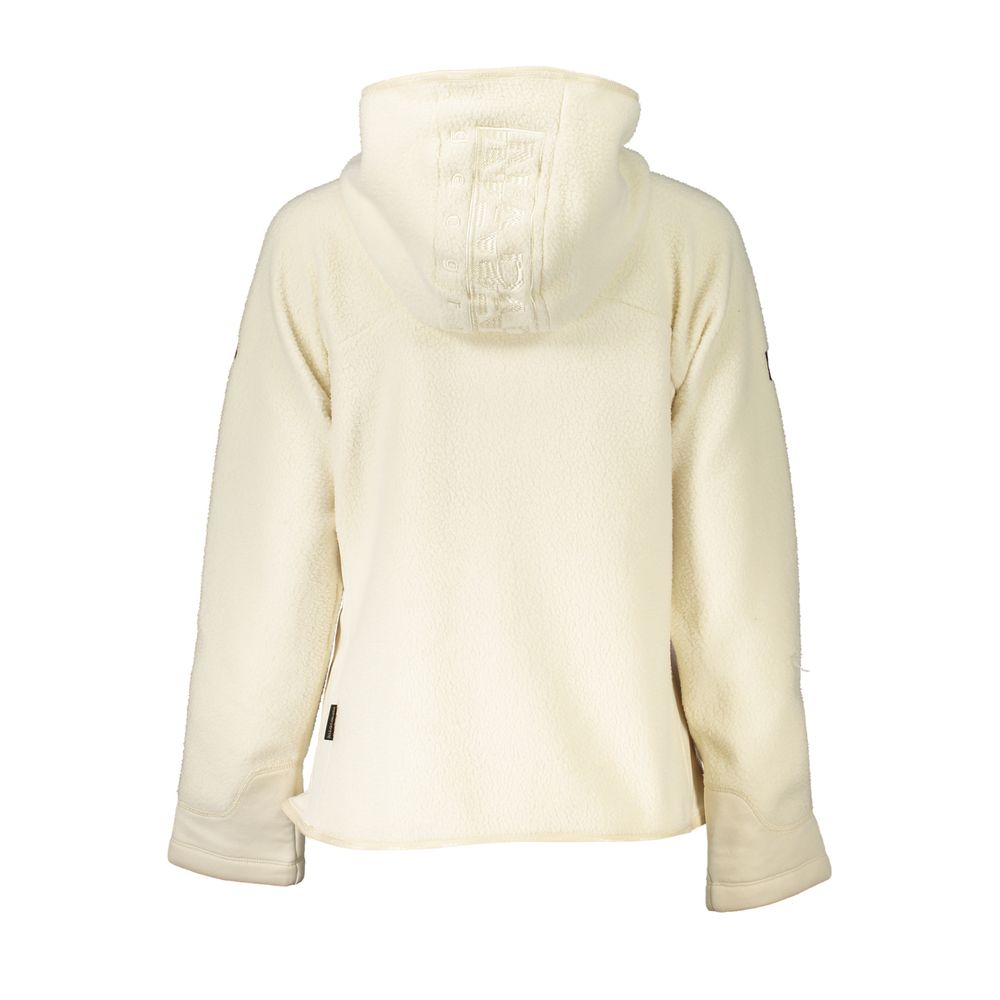 White Polyester Women Jacket