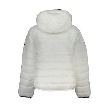 White Polyester Women Jacket