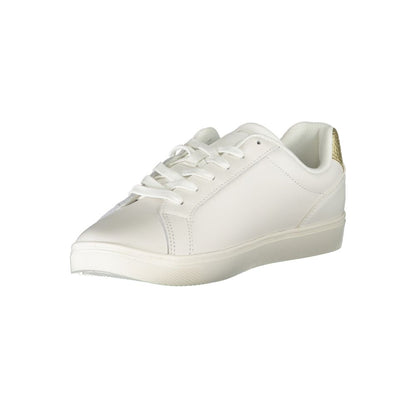 White Polyethylene Women Sneaker