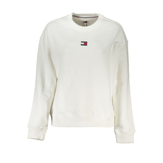 White Cotton Women Sweater