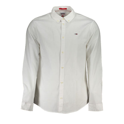 Sleek Slim Fit Button-Down White Shirt