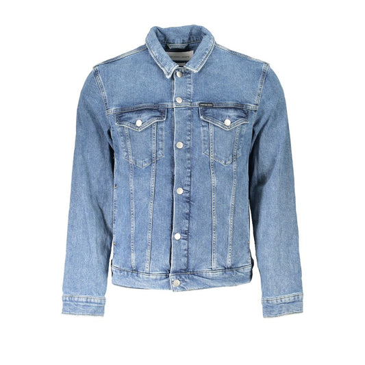 Chic Slim Fit Blue Jeans Jacket