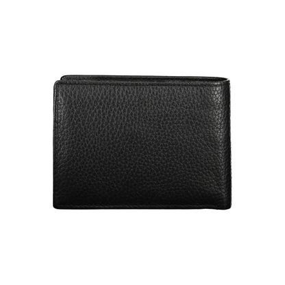 Sleek Dual-Compartment Leather Wallet