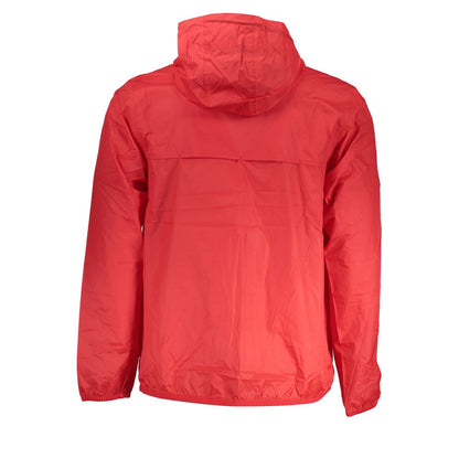 Chic Pink Hooded Waterproof Jacket