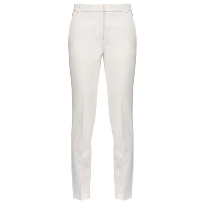 White Viscose Jeans & Pant