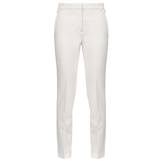 White Viscose Jeans & Pant