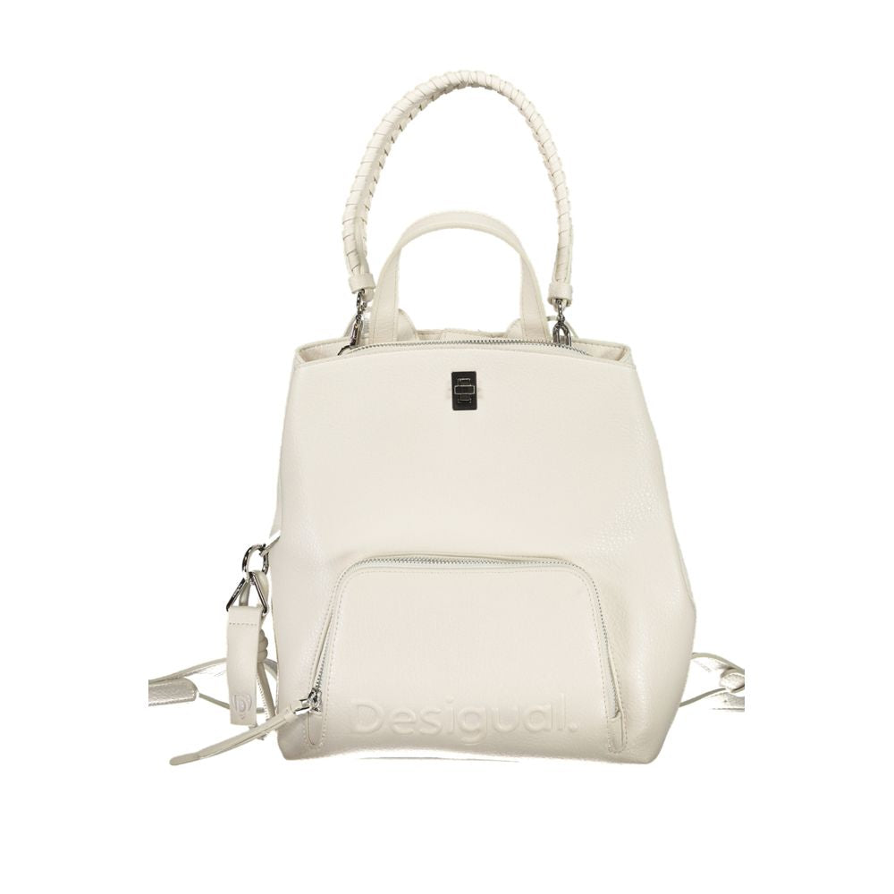 White Polyethylene Backpack