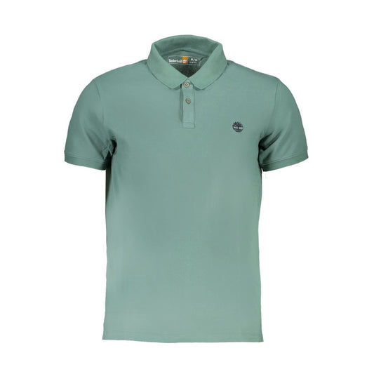 Green Cotton Polo Shirt