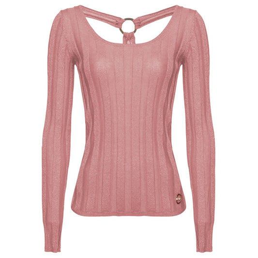 Pink Viscose Sweater