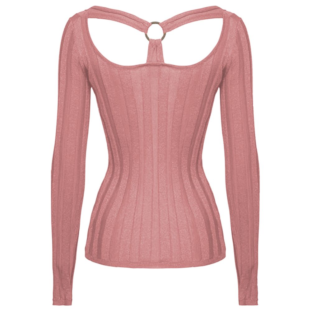 Pink Viscose Sweater