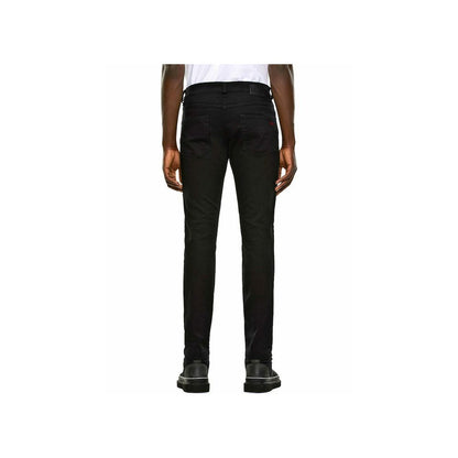 Black Cotton Jeans & Pant