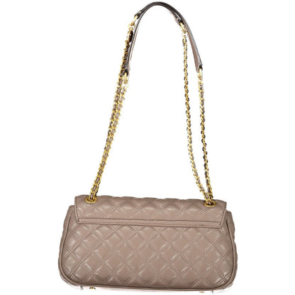 Beige Polyethylene Handbag