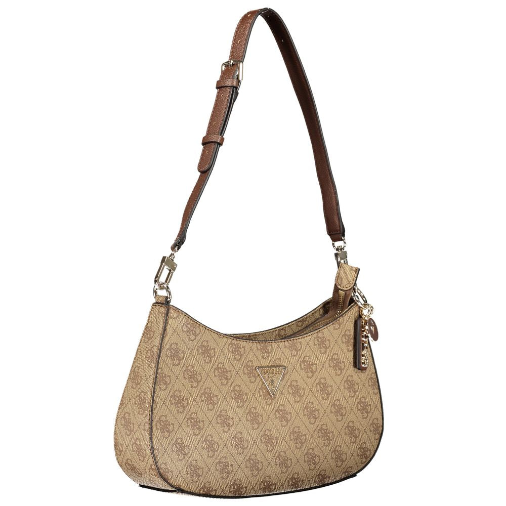 Beige Polyethylene Handbag