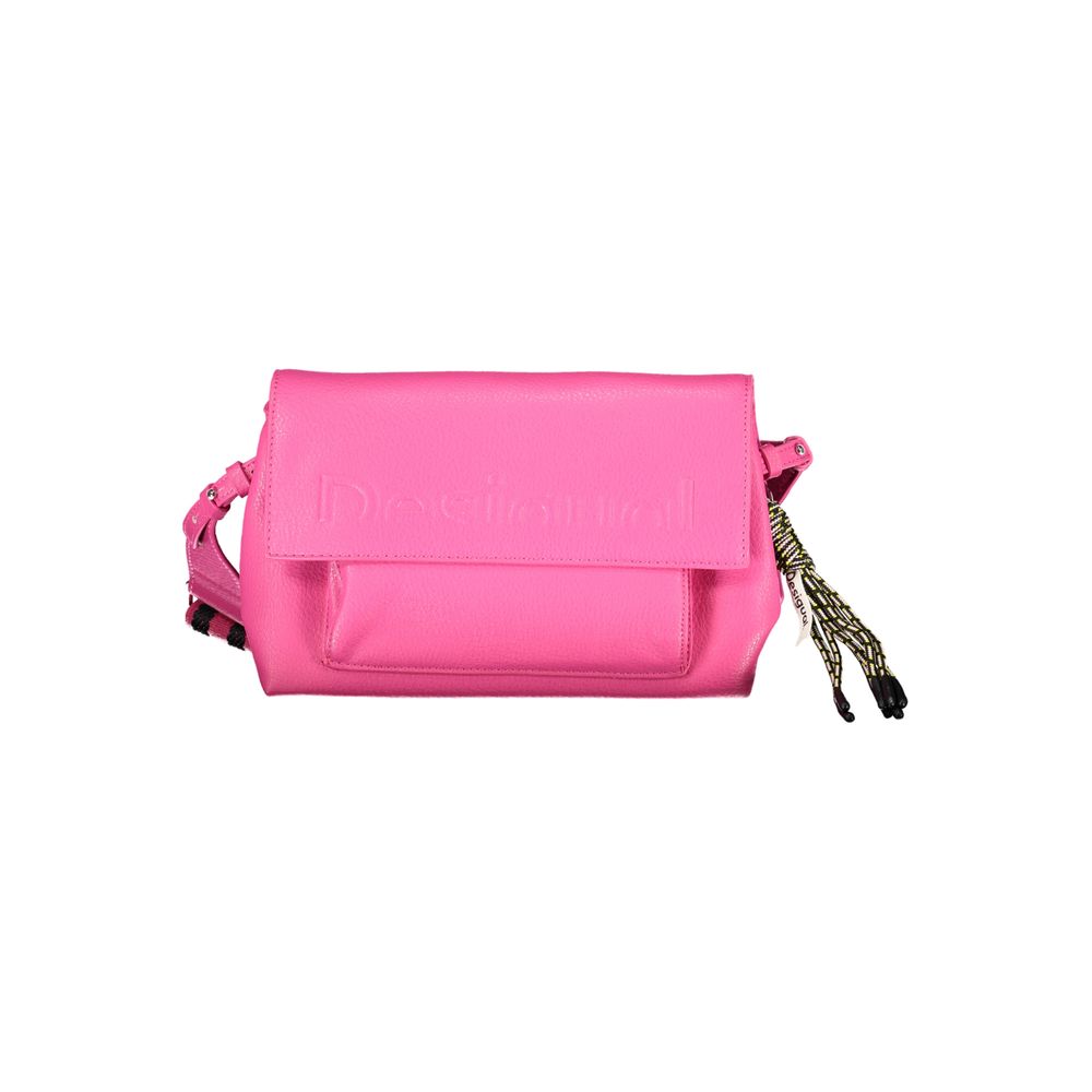 Pink Polyethylene Handbag