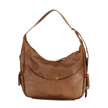 Brown Polyethylene Handbag