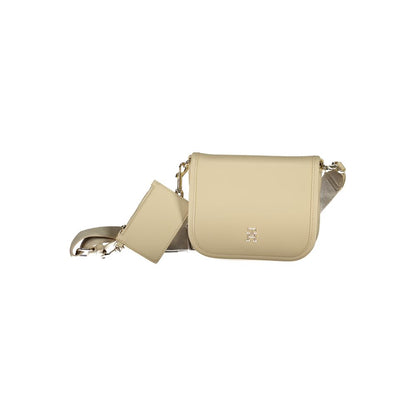 Beige Polyethylene Handbag