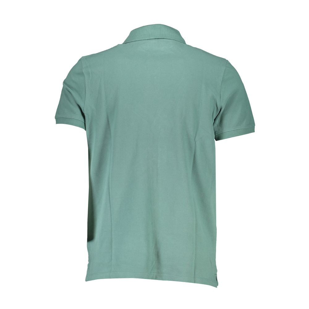 Green Cotton Polo Shirt