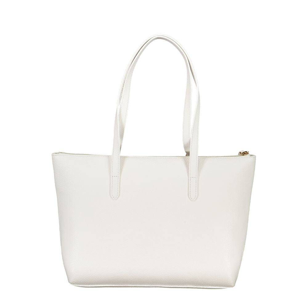 White Leather Handbag