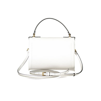 White Leather Handbag