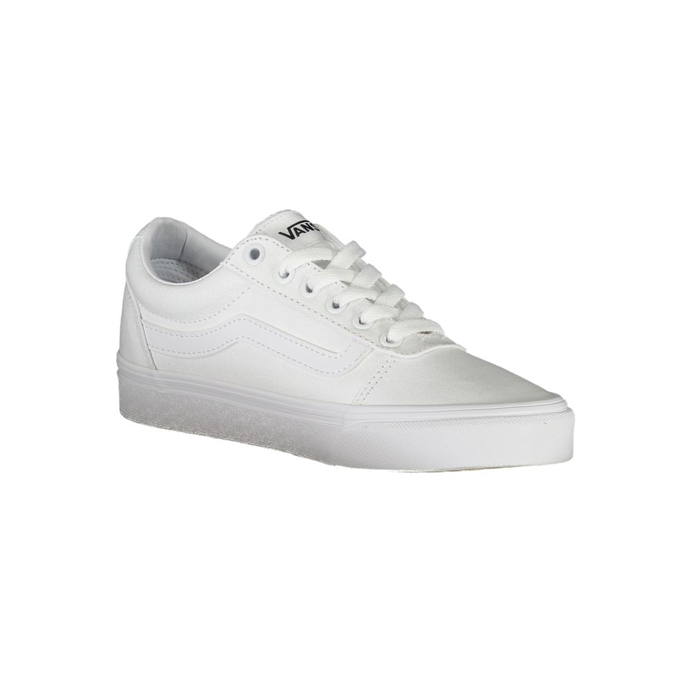 White Polyester Sneaker