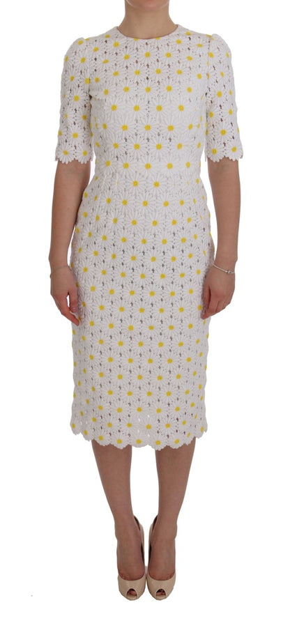 Sunflower Ricamo Sheath Dress