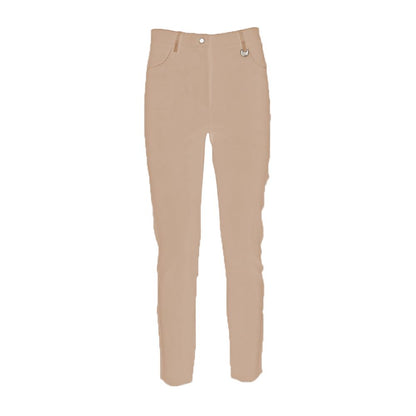 Beige Viscose Jeans & Pant