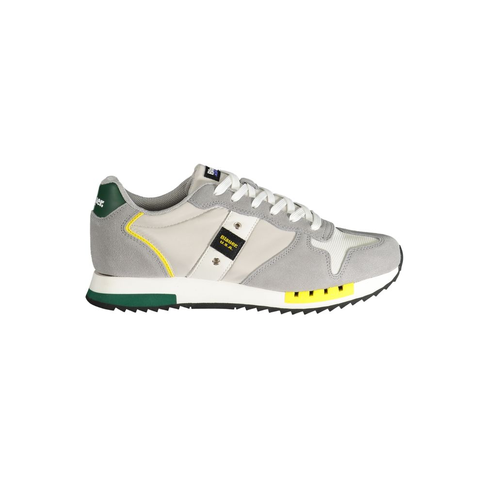 Gray Polyester Sneaker