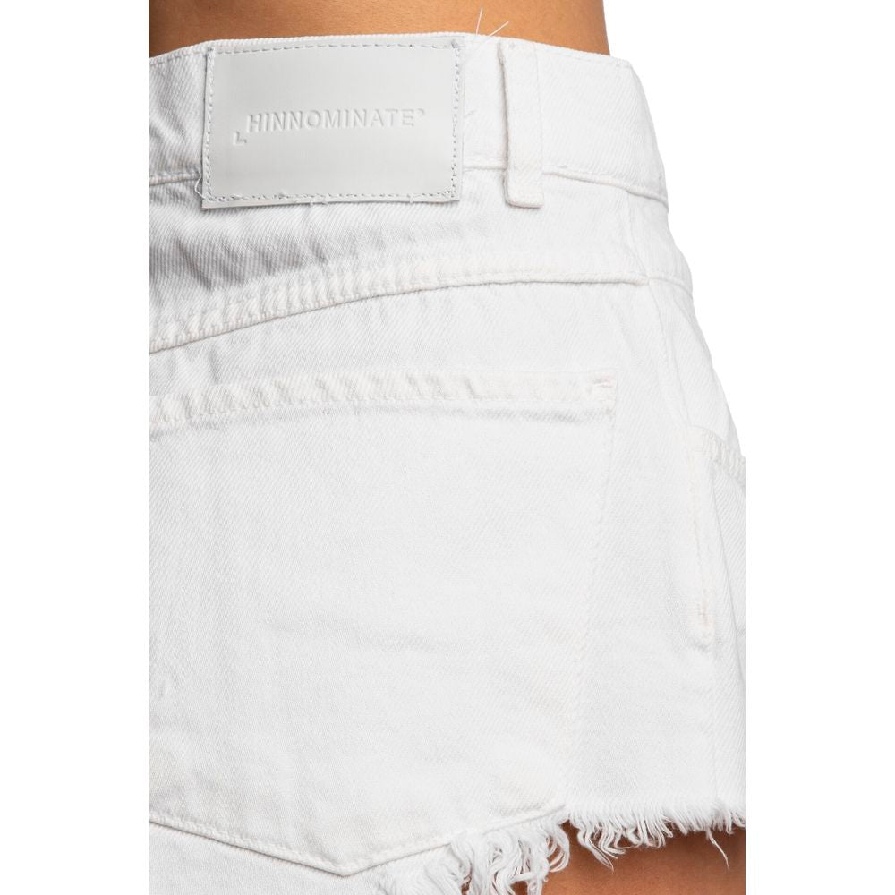 White Cotton Short