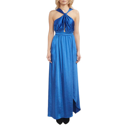 Blue Polyester Dress