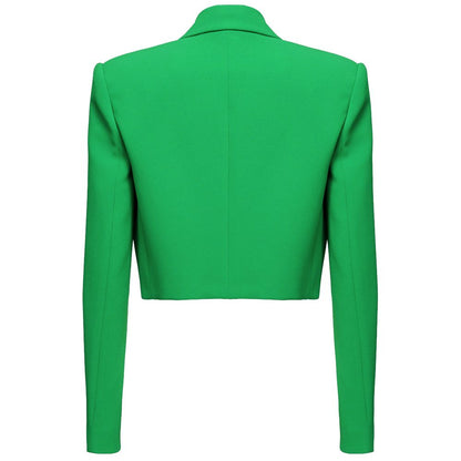 Green Polyester Suits & Blazer