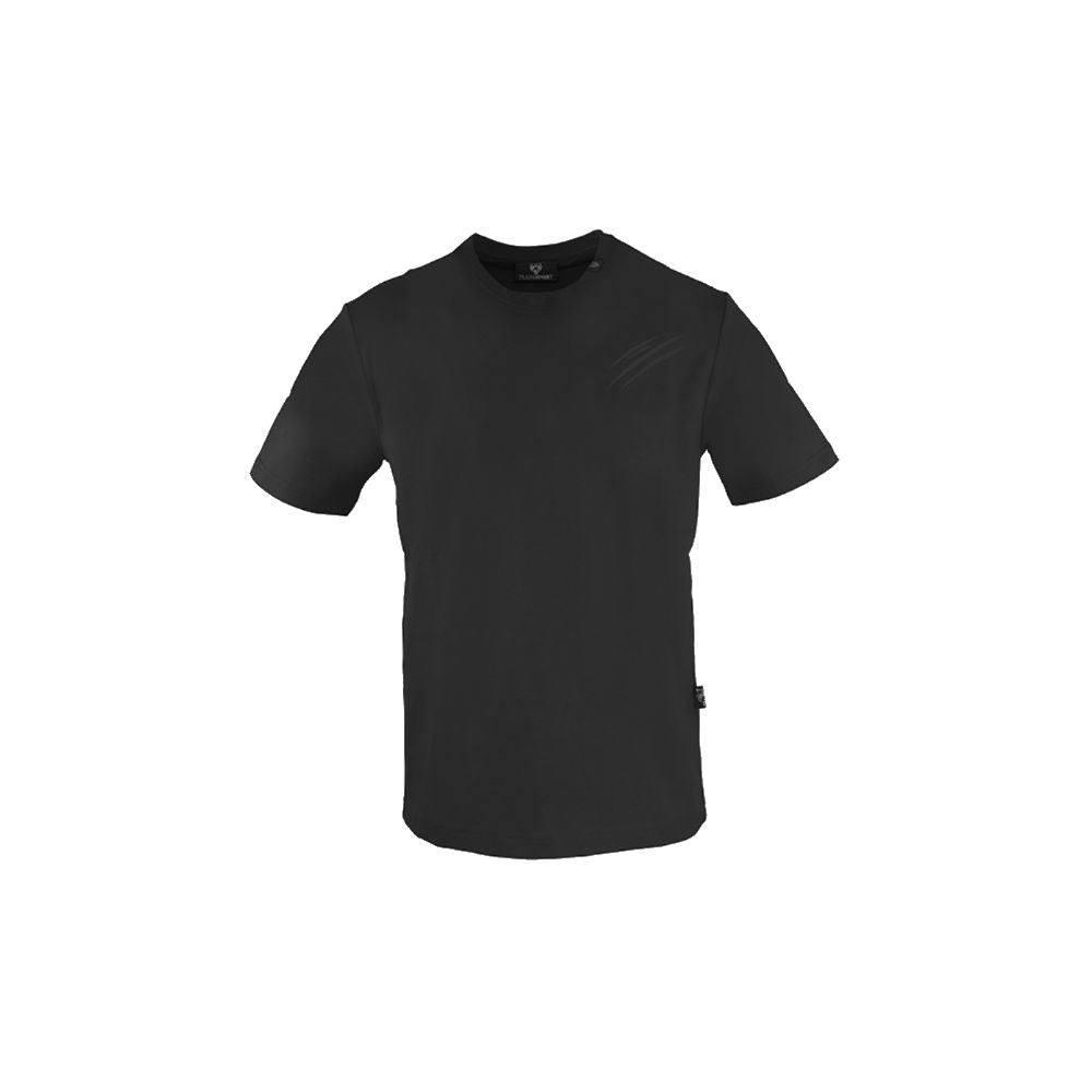 Sleek Cotton Tee with Signature Scratch Logo