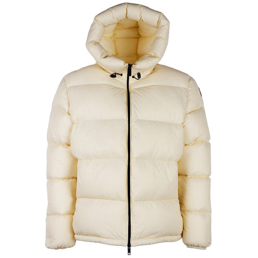 Elegant Cream Puffer Jacket