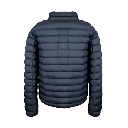 Chic Blue Padded Zip Vest for Men