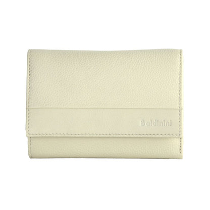 White Calfskin Women Wallet