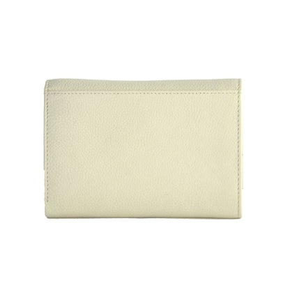 White Calfskin Women Wallet