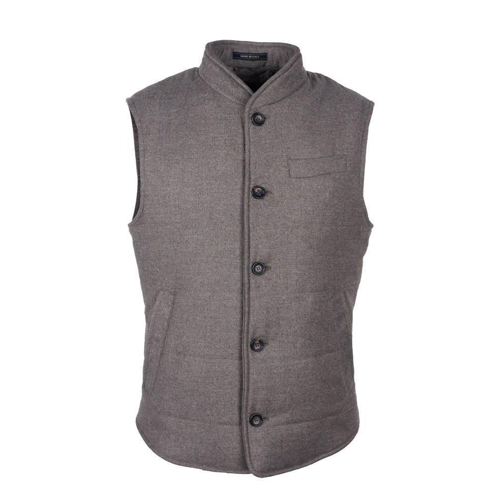 Elegant Wool-Cashmere Men's Vest