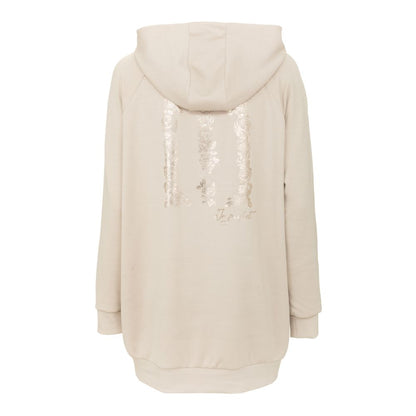 Pull en polyester beige