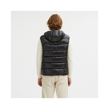 Brown Nylon Men's Reversible Vest