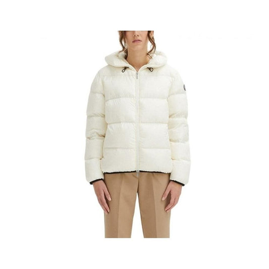 White Nylon Women Jacket