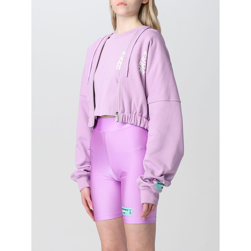 Pull en coton violet